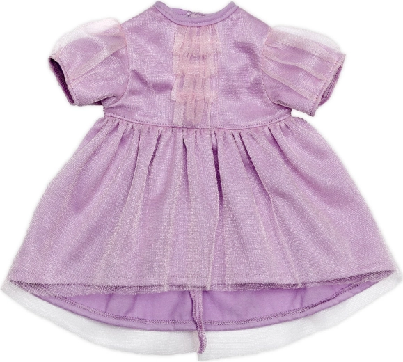 Skrållan violetinė tiulio vakarėlio suknelė lėlėms 36–40 cm