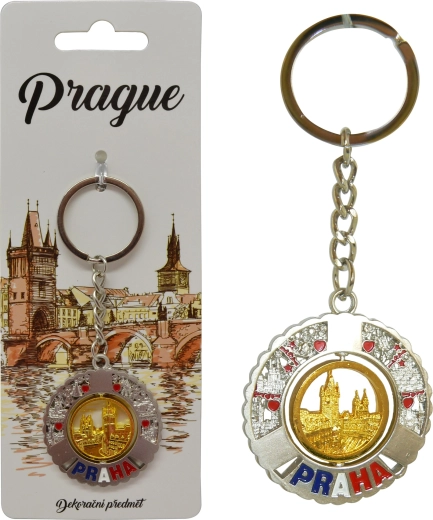 Raktų pakabukas „Praha“ – stilingas suvenyras su miesto motyvu