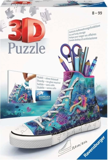 3D Puzzle Sneaker Magical Mermaid 112 Pieces RAVENSBURGER