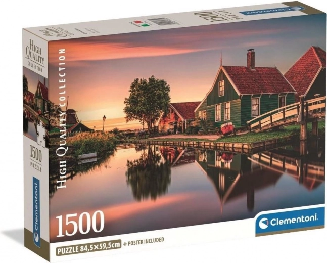 Dėlionė CLEMENTONI „Istorinis Zaanse Schans kaimas“ 1500 detalių