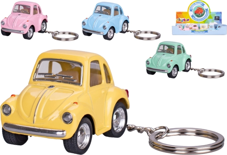 Raktų pakabukas Kinsfun Volkswagen Beetle su atbulinės eigos funkcija