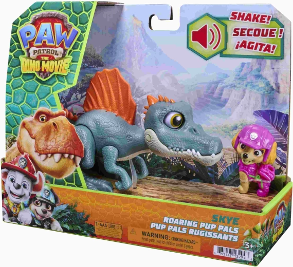 Interactive dinosaur roar