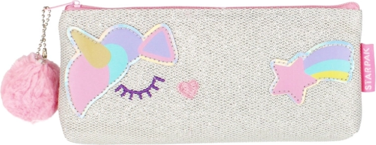 Unicorn pencil case with charm - 1 piece