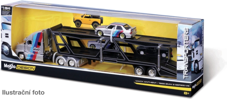 Maisto Design Transporters – transporteris su automobiliuku 1:64