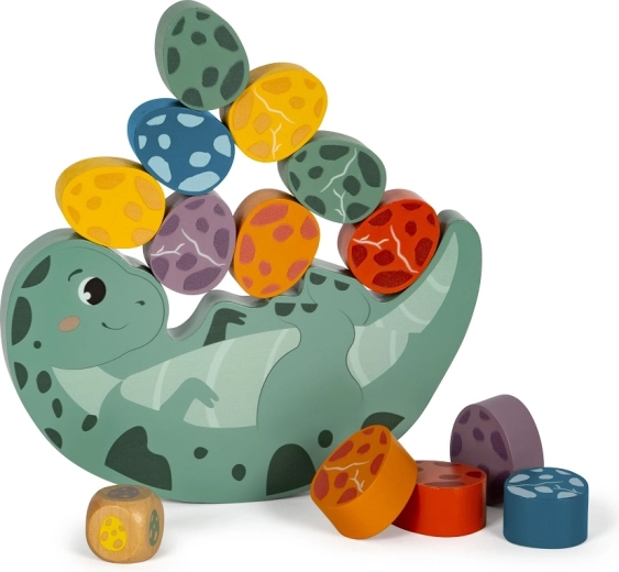 Wooden Balancing Game Dino