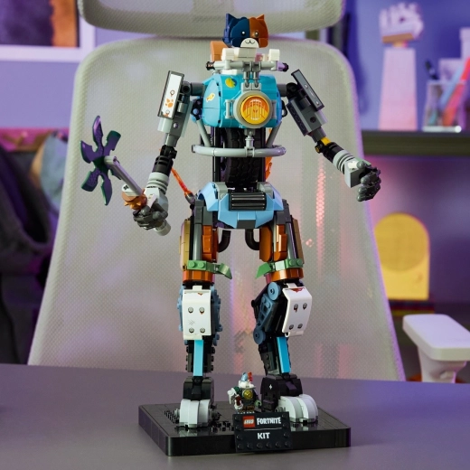 Ekspozicinis stovas ir Kit minifigūrėlė