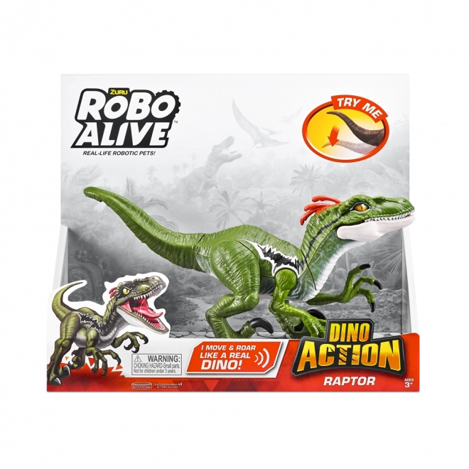 Robo Alive dinozauras raptorius – interaktyvus žaislas