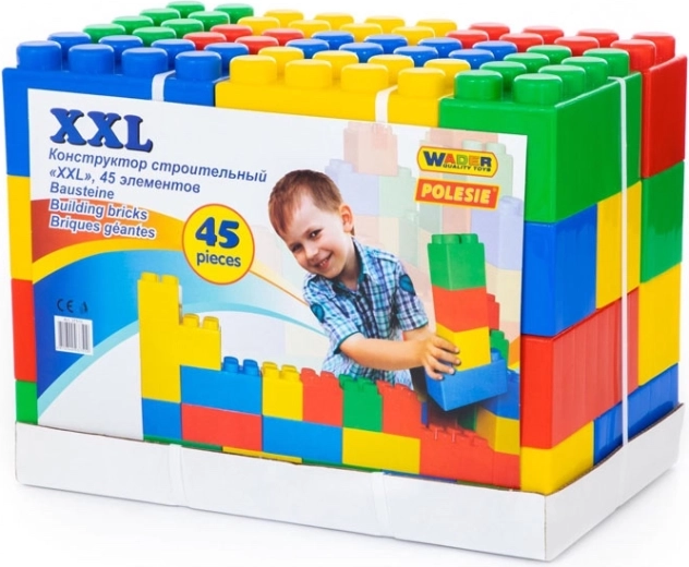 XXL 45 dalių Wader konstruktorius