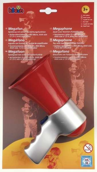 Klein vaikiškas ugniagesio megafonas „Fire Fighter Henry“ – 1 vnt.