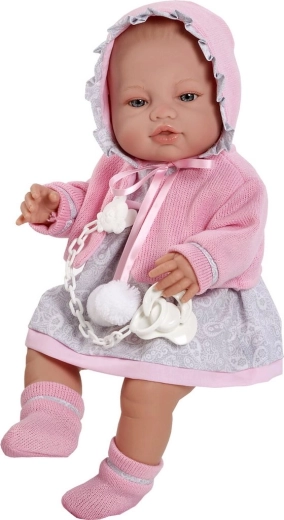 Luxury baby doll Berbesa Amanda 43 cm