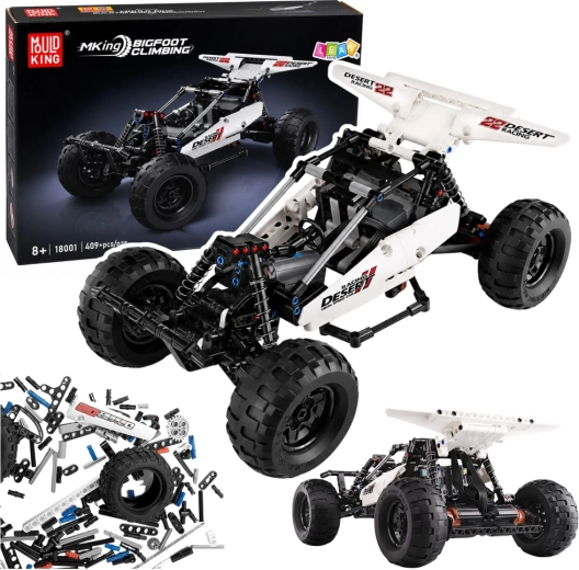 Konstrukcinis RC visureigio automobilio 4x4 off-road konstruktorius (409 dalys)