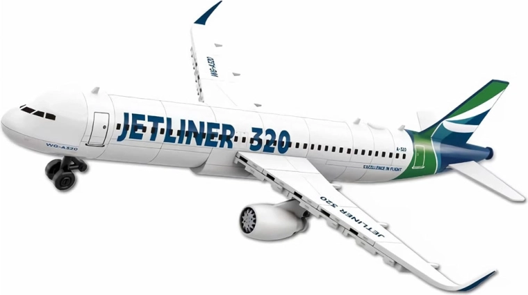 Realistiškas keleivinio lėktuvo modelis