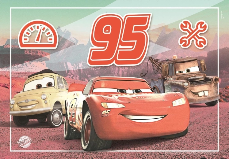 Dėlionė CLEMENTONI „Automobiliai“ 60 dalių