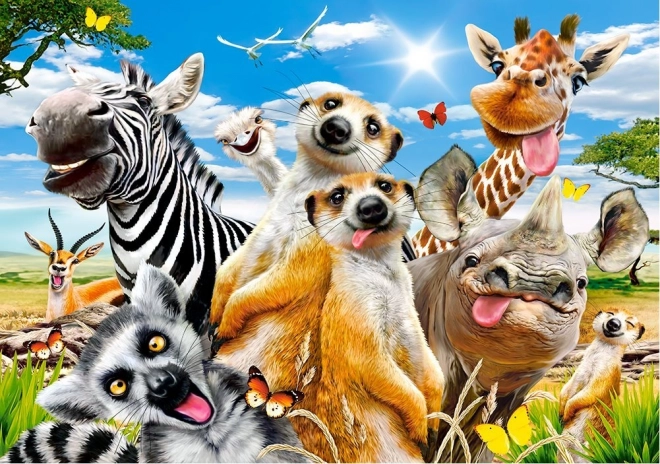 Dėlionė 500 dalių African Selfie