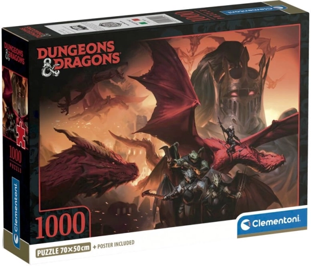 Dėlionė CLEMENTONI Dungeons & Dragons 1000 detalių
