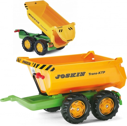 Išverčiamas priekabos Joskin Halfpipe savivartis pedaliniams Rolly Toys transporto priemonėms – 1 vnt.