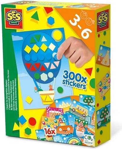 SES Creative geometrinės formos klijavimui