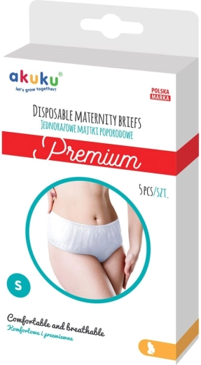 Disposable Postpartum Panties Akuku Premium S (5 pcs)