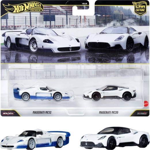 Hot Wheels Premium rinkinys: 2 automobiliai Maserati MC12 ir Maserati MC20