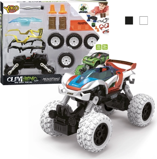 Konstruktorius 4WD automobilis 1:32, 15 dalių