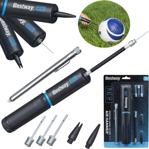 Bestway Air Hammer rankinė pompa kamuoliams, čiužiniams ir ratams