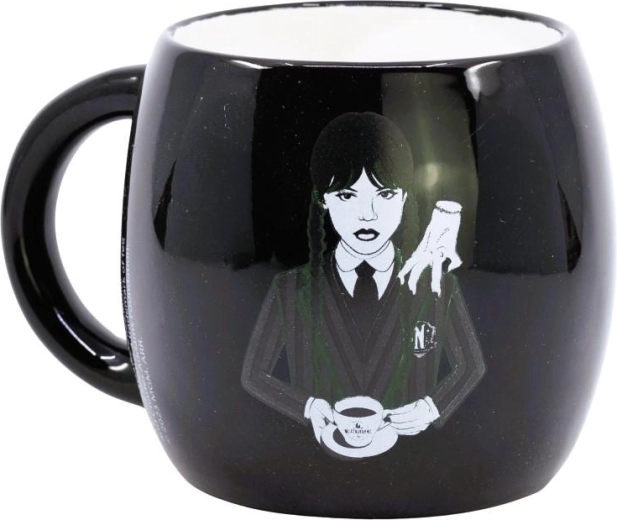 Wednesday ceramic mug in a gift box