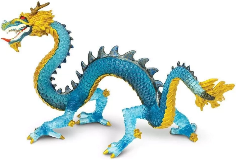 Safari Ltd. figūrėlė mėlynas kristalinis drakonas – 1 vnt.