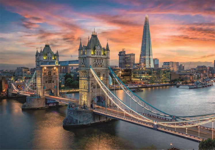 Dėlionė 1500 detalių Compact „London Twilight“