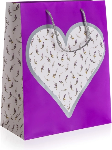 Gift Bag LAVENDER L 26 × 32 × 13 cm