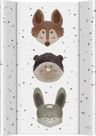 Ceba Baby ultra-light changing mat with rigid board 50 × 70 cm cute animals
