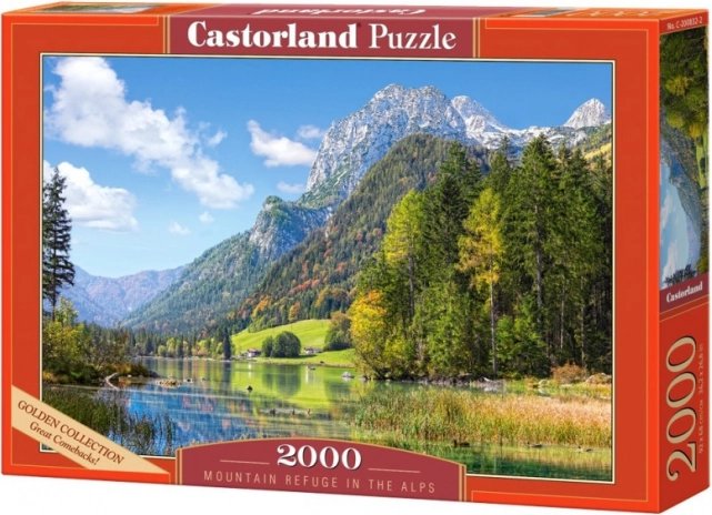 Puzzle 2000 Pieces Shelter in the Alps