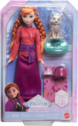 Lėlė DISNEY FROZEN Ana su vilkiuku ir priedais