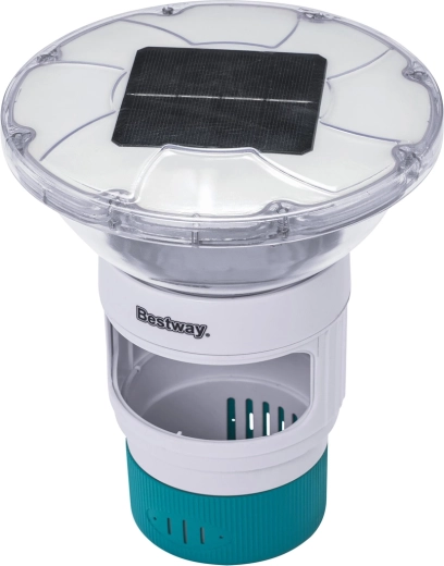 Bestway SolarGlow plūduriuojantis baseino chemijos dozatorius su saulės LED šviesa