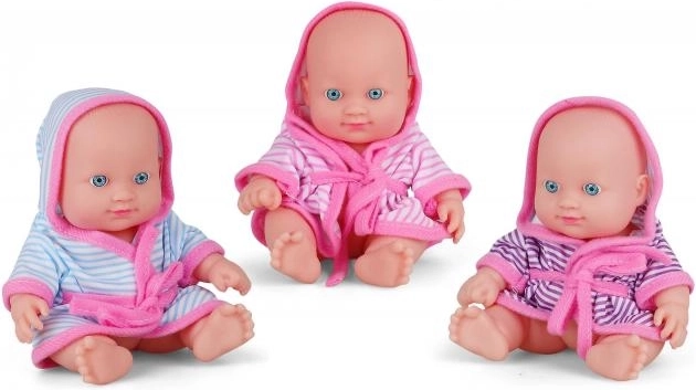 Cute Baby in a Colorful Robe