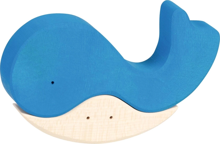 Wooden Construction Pieces When the Whale Found a Friend