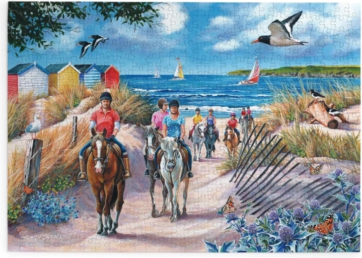 House of Puzzles Horses by the Sea – puzzle with 500 large pieces