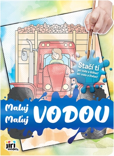 Spalvink vandeniu – traktoriai