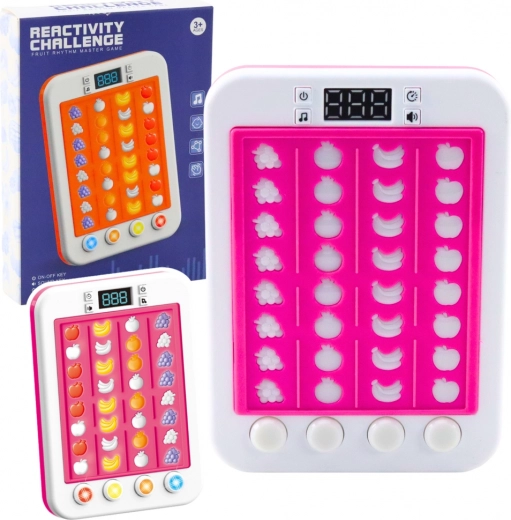 Electronic Game Rhythm Fruit Lights Sounds Pink