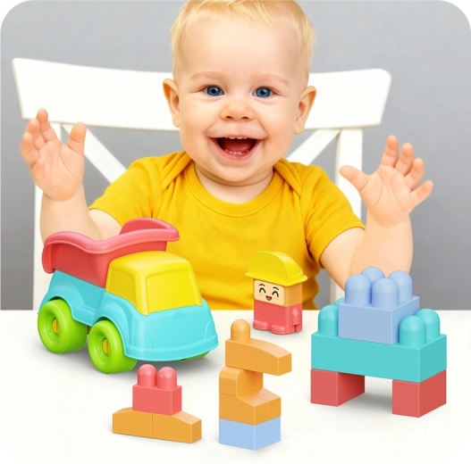 Soft blocks for little builders