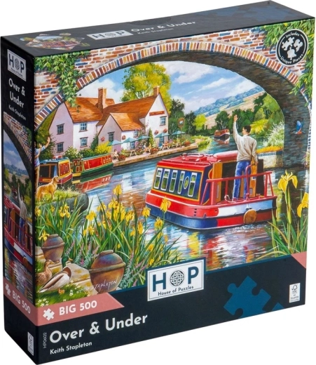 Picturesque canal scene