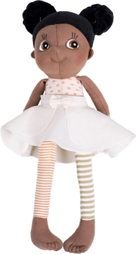 Rubens Barn EcoBuds Poppy – first soft fabric cuddle doll, 35 cm