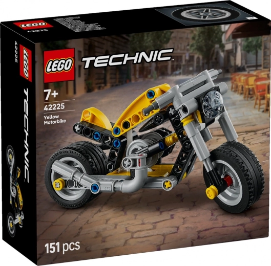 LEGO Technic geltonas motociklas