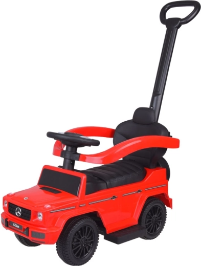Parent steering handle and 2-in-1 ride