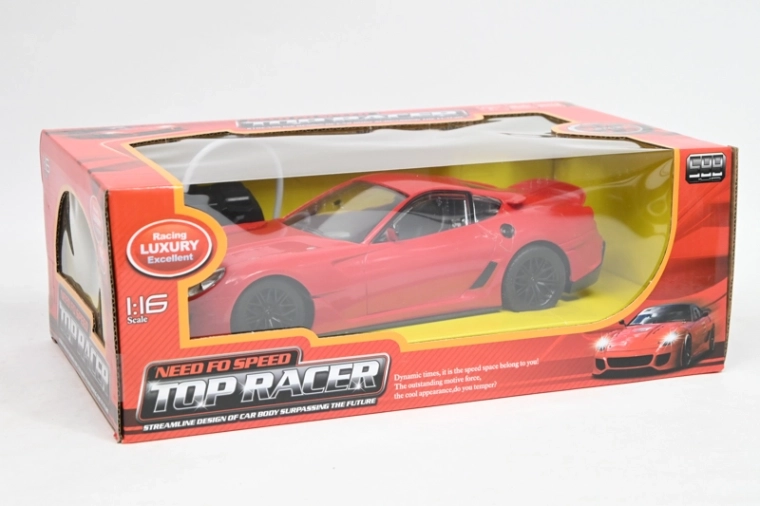 Top Racer RC lenktyninis automobilis raudonas 1:16