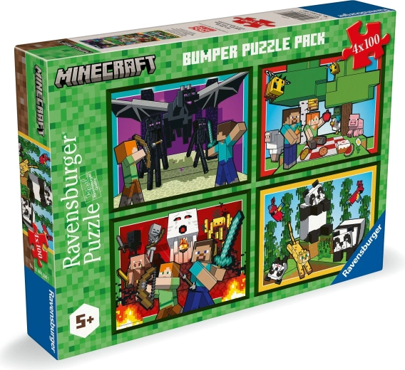 Minecraft Puzzle 4 x 100 Pieces