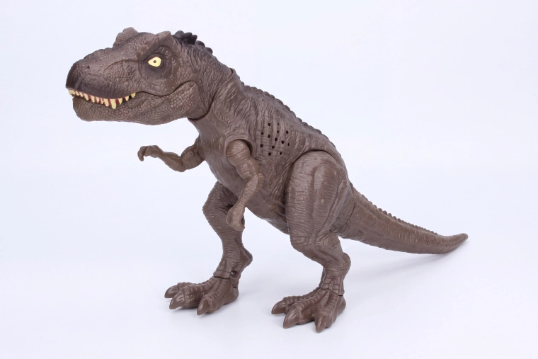 Dūmus leidžiantis dinozauras su šviesos ir garso efektais, 34 cm
