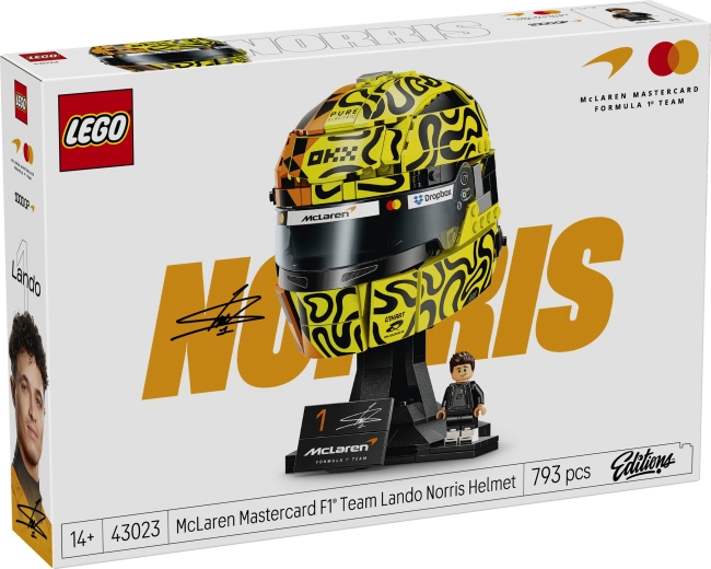 LEGO Lando Norris McLaren Mastercard F1 Helmet