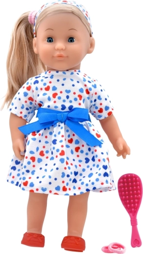 Dolls World madinga lėlė Charlotte 36 cm – balta trispalvė