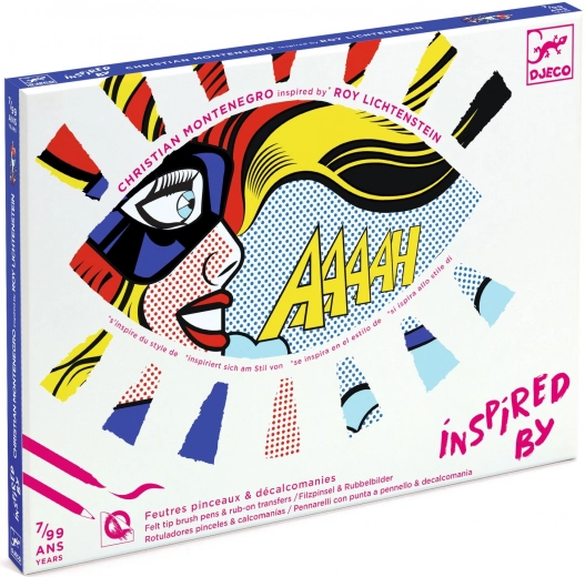 DJECO Art Set Inspired by Roy Lichtenstein