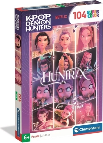 Clementoni dėlionė K-Pop Demon Hunters SuperColor 104 dalių